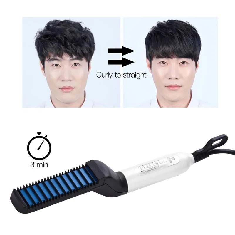Quick Hair Styler Comb for Men Multifunctional Volumize Hair Curler Straightener Flatten Side Hairdressing Comb Styling Tools 48
Quick Hair Styler Comb for Men Multifunctional Volumize Hair Curler Straightener Flatten Side Hairdressing Comb Styling Tools 48
