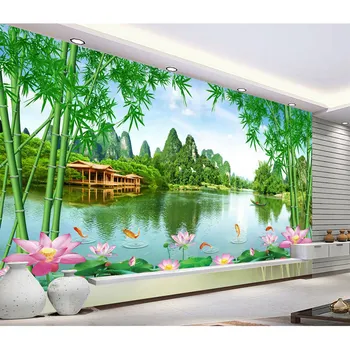 Large Wall Paper Stickers Chinese Landscape Photo Wallpaper Home Decor Papier Peint Mural 3D Self Adhesive Vinyl/Silk Wallpapers
Large Wall Paper Stickers Chinese Landscape Photo Wallpaper Home Decor Papier Peint Mural 3D Self Adhesive Vinyl/Silk Wallpapers