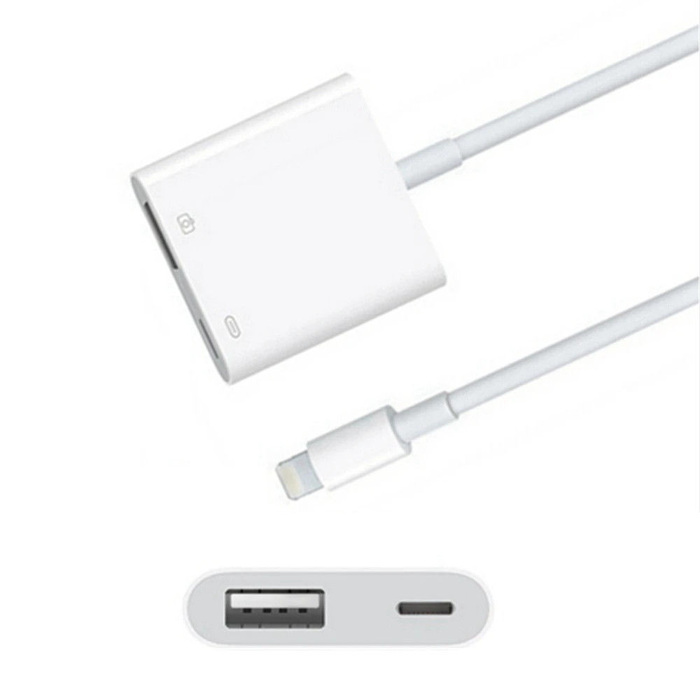 5V OTG Data Sync External Keyboard Connector for iPhone iPad Lighting 8Pin for Lightning to USB 3 Camera Adapter Converter Cable
5V OTG Data Sync External Keyboard Connector for iPhone iPad Lighting 8Pin for Lightning to USB 3 Camera Adapter Converter Cable