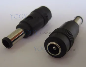 1pcs DC socket 5.5*2.1mm to plug 6.0*4.4mm, male port with pin, female to male dc jack convertor
1pcs DC socket 5.5*2.1mm to plug 6.0*4.4mm, male port with pin, female to male dc jack convertor