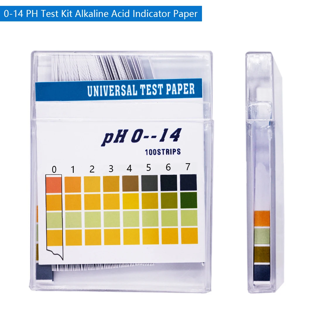 100 Strip/Set 0-14 PH Acid Alkaline Indicator Paper Water Saliva Litmus Testing Kit PH Test Paper For Liquid Soil Aquariums
100 Strip/Set 0-14 PH Acid Alkaline Indicator Paper Water Saliva Litmus Testing Kit PH Test Paper For Liquid Soil Aquariums