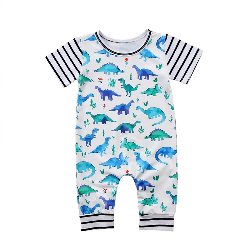 Cute Newborn Baby Boy Dinosaur Striped Patchwork Long Romper Jumpsuit Clothes Outfit Short Sleeve Print Cotton Soft Animal 0-24M
Cute Newborn Baby Boy Dinosaur Striped Patchwork Long Romper Jumpsuit Clothes Outfit Short Sleeve Print Cotton Soft Animal 0-24M