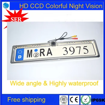 2019 Free Shipping! HD CCD Car European license plate frame Reverse Rearview backup CCD Car Rear View Camera Promotion
2019 Free Shipping! HD CCD Car European license plate frame Reverse Rearview backup CCD Car Rear View Camera Promotion