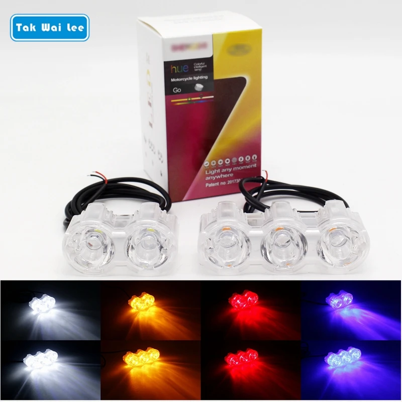 Tak Wai Lee 2Pcs/Set LED Car Motorcycle Daytime Running Styling Light 2X 3X LEDs Atmosphere Decorative Warning Fog Day Lamp
Tak Wai Lee 2Pcs/Set LED Car Motorcycle Daytime Running Styling Light 2X 3X LEDs Atmosphere Decorative Warning Fog Day Lamp