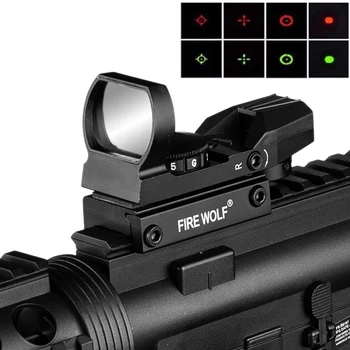 Hot 20mm Rail Riflescope Hunting Airsoft Optics Scope Holographic Red Dot Sight Reflex 4 Reticle Tactical Gun Accessories
Hot 20mm Rail Riflescope Hunting Airsoft Optics Scope Holographic Red Dot Sight Reflex 4 Reticle Tactical Gun Accessories
