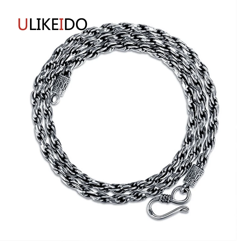 S925 Sterling Silver Jewelry Long chain Fashion Charms Punk Necklace For Men And Women Creative Jewellry Joker Men 026
S925 Sterling Silver Jewelry Long chain Fashion Charms Punk Necklace For Men And Women Creative Jewellry Joker Men 026