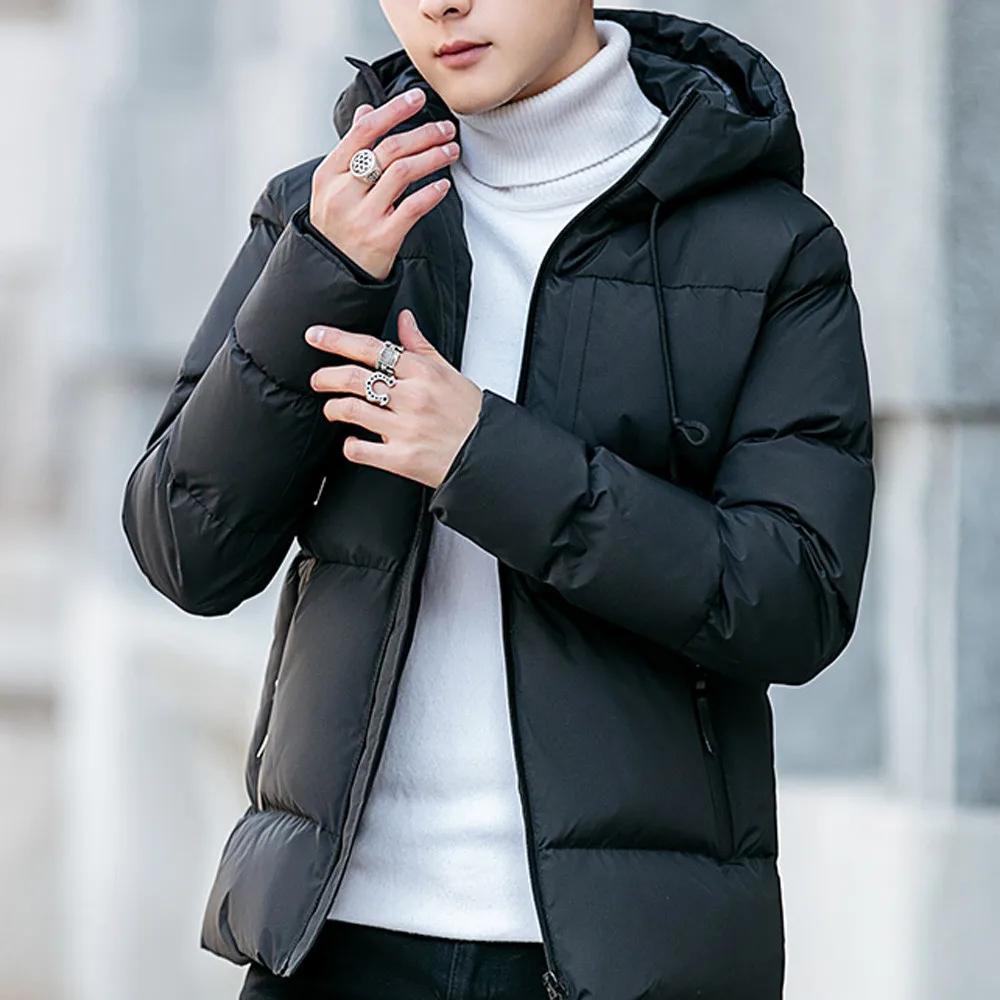 Feitong Men's Winter Leisure Zipper Hoodie Down Jackets Stand Collar Coat Outwear Tops Man Winter Parkas Male Clothes
Feitong Men's Winter Leisure Zipper Hoodie Down Jackets Stand Collar Coat Outwear Tops Man Winter Parkas Male Clothes