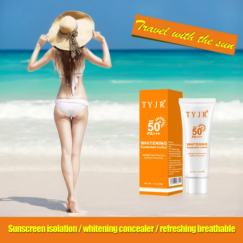 Facial Body Sunscreen Whitening Sunblock Skin UV Protective Cream Anti-Aging Anti Oxidant Oil-control SPF 50 Sun Cream 40mlTSLM2
Facial Body Sunscreen Whitening Sunblock Skin UV Protective Cream Anti-Aging Anti Oxidant Oil-control SPF 50 Sun Cream 40mlTSLM2