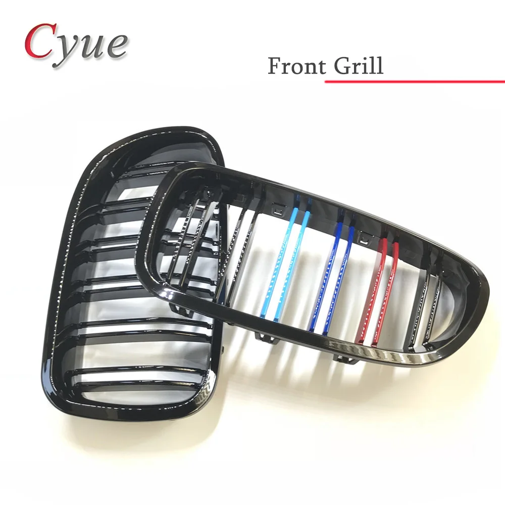 2PCS L+R 5 Series F10 3 Color Grill ABS Front Dual Slat Grille for BMW 2010+ 520i 528i 530i 535i 550i 518d 520d 525d 530d 535d
2PCS L+R 5 Series F10 3 Color Grill ABS Front Dual Slat Grille for BMW 2010+ 520i 528i 530i 535i 550i 518d 520d 525d 530d 535d