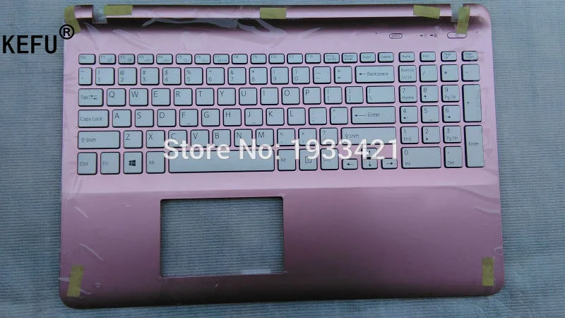Kefu 100% новая клавиатура для ноутбука Sony svf15 svf152 svf153 svf1541 svf15e розовый с C Крышкой |