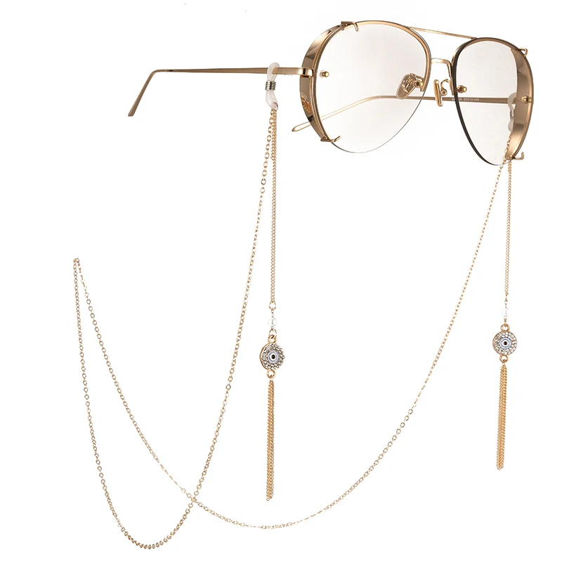 High quality Huai chain color restoring ancient ways diamond chain fashion glasses chain tassel pendant glasses accessories
High quality Huai chain color restoring ancient ways diamond chain fashion glasses chain tassel pendant glasses accessories