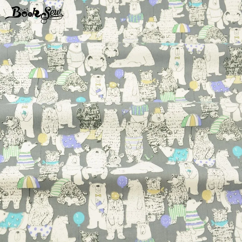 Booksew Lovely Bears Design Home Textile 100% Cotton Twill Fabric Clothing Sewing Bedding Set Quilting Patchwork Crafts
Booksew Lovely Bears Design Home Textile 100% Cotton Twill Fabric Clothing Sewing Bedding Set Quilting Patchwork Crafts