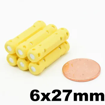20pcs 6x27 Strong Magnet Cylinder Yellow NdFeB Building Magnetic Stick 4 Colors Round Magnetic Fridge Magnets Pins 4 Whiteboards 
20pcs 6x27 Strong Magnet Cylinder Yellow NdFeB Building Magnetic Stick 4 Colors Round Magnetic Fridge Magnets Pins 4 Whiteboards