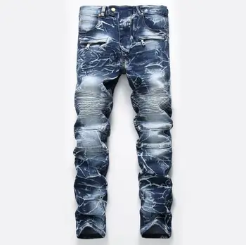 Retro Tide Hole Men's Jeans Fashion Hip Hop Boys Straight Trouser Crumpled Mens Leisure Trousers Slim Jeans Men Jean Bottoms 42
Retro Tide Hole Men's Jeans Fashion Hip Hop Boys Straight Trouser Crumpled Mens Leisure Trousers Slim Jeans Men Jean Bottoms 42