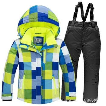 -30 Degree Winter Children Outerwear Warm Thicken Coat Sporty Snow Ski Suit Sets Waterproof Windproof Boys Girls Jacket 4-16T
-30 Degree Winter Children Outerwear Warm Thicken Coat Sporty Snow Ski Suit Sets Waterproof Windproof Boys Girls Jacket 4-16T