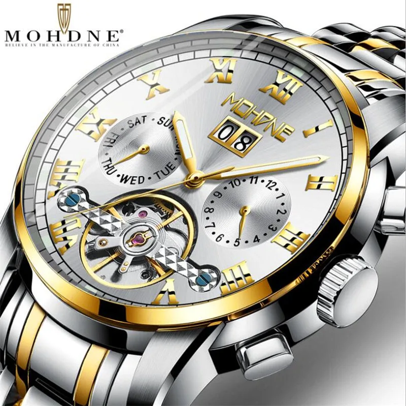Relogio Masculino Mens Watches Top Brand Luxury Automatic Mechanical Watch Men Full Steel Business Waterproof Sport Watches 2019
Relogio Masculino Mens Watches Top Brand Luxury Automatic Mechanical Watch Men Full Steel Business Waterproof Sport Watches 2019