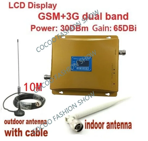 1 SETS LCD Display Dual Band 3G W-CDMA 2100MHz + GSM 900Mhz Mobile Phone Signal Booster Cell Phone Signal Repeater Amplifier
1 SETS LCD Display Dual Band 3G W-CDMA 2100MHz + GSM 900Mhz Mobile Phone Signal Booster Cell Phone Signal Repeater Amplifier