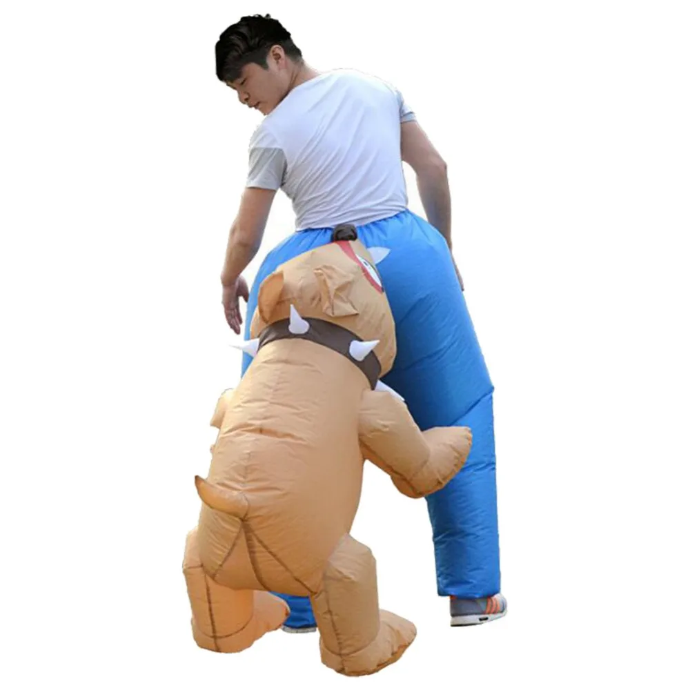 Biting Dog Style Inflatable Costume Suit Funny Blow Up Party Cute Fancy
