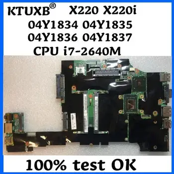 KTUXB Lenovo 04Y1834 04Y1835 04Y1836 04Y1837 X220 X220i laptop motherboard CPU i7-2640M QM67 DDR3 100% Test OK
KTUXB Lenovo 04Y1834 04Y1835 04Y1836 04Y1837 X220 X220i laptop motherboard CPU i7-2640M QM67 DDR3 100% Test OK