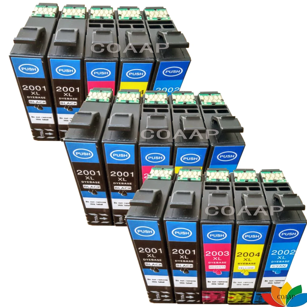 

15 X Compatible ink cartridge T200XL for Epson XP100 XP400 XP200 XP300 WF 2530 2540 Workforce 2510 Printer T2001XL - T2004XL