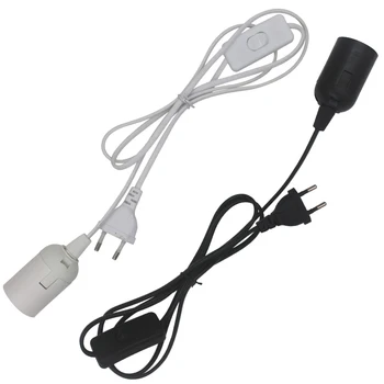 1.8m Power Cord Cable E27/E14 Lamp Base Holder EU/US Hanging Pendant LED Light Fixture Lamp Bulb Socket Cord Adapter With Switch
1.8m Power Cord Cable E27/E14 Lamp Base Holder EU/US Hanging Pendant LED Light Fixture Lamp Bulb Socket Cord Adapter With Switch