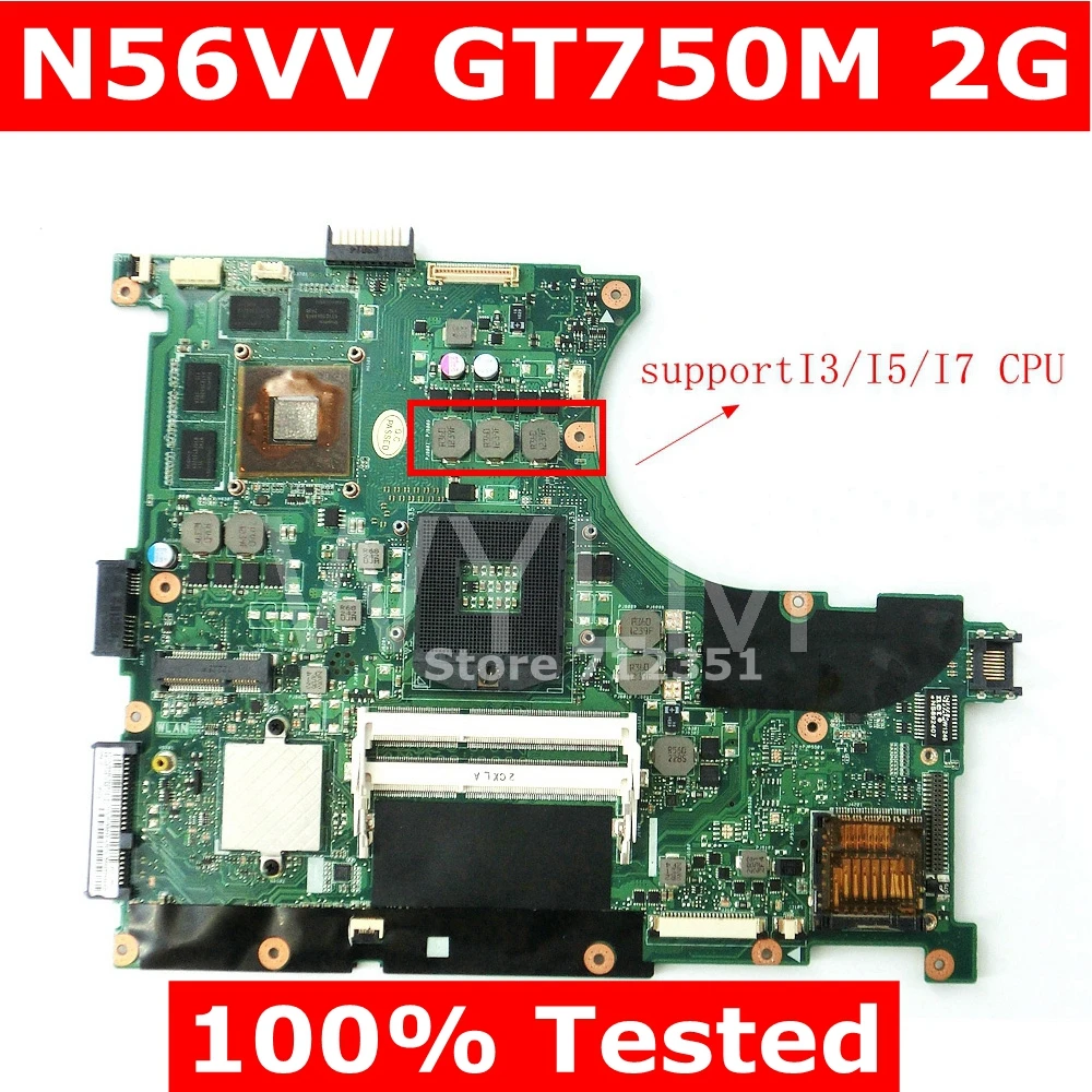 N56VV GT750/2GB Mainboard REV 2.0 For ASUS N56V N56VV N56VM N56VJ N56VZ N56VB Laptop motherboard PGA989 100%Tested Free Shipping
N56VV GT750/2GB Mainboard REV 2.0 For ASUS N56V N56VV N56VM N56VJ N56VZ N56VB Laptop motherboard PGA989 100%Tested Free Shipping