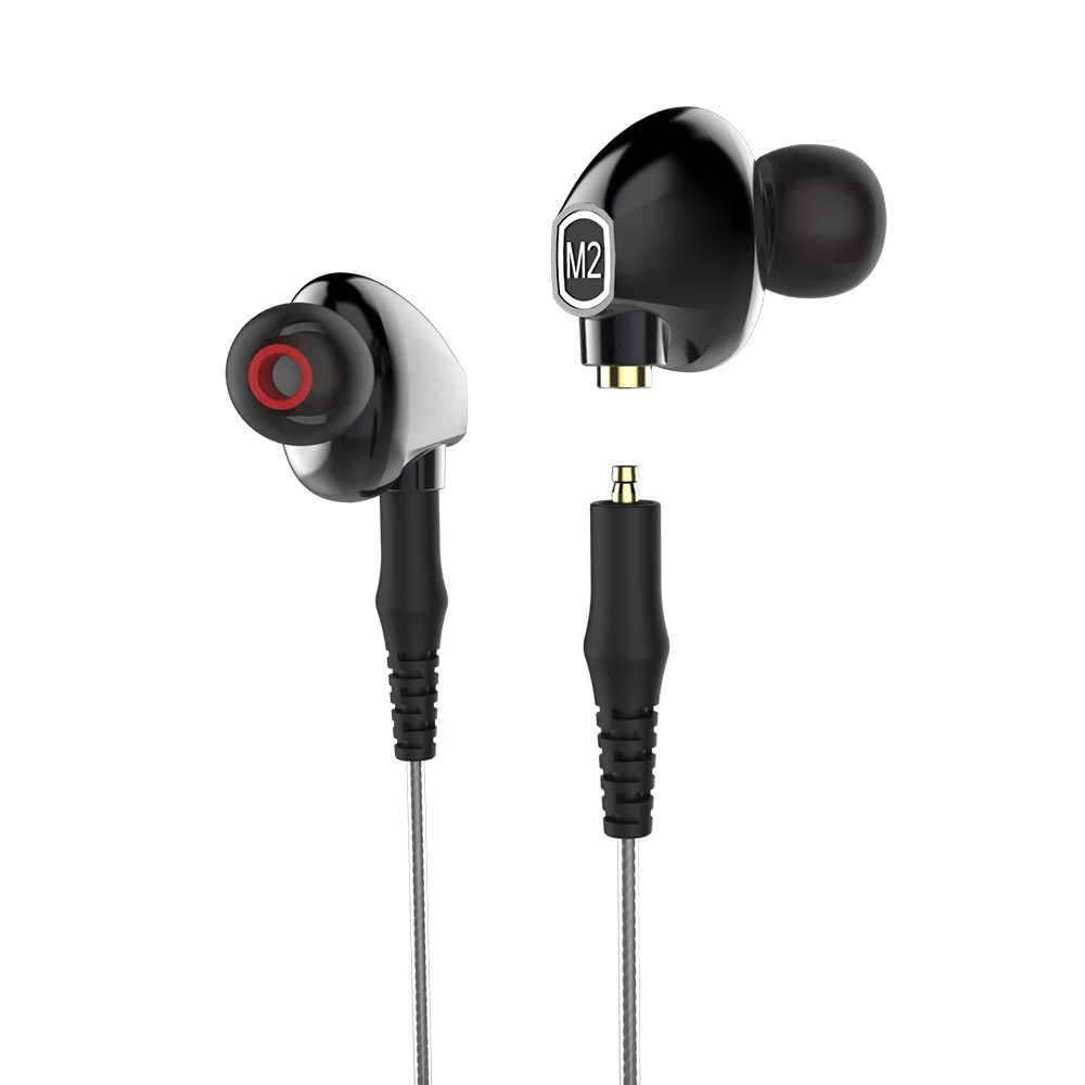 M2 2-in-1 Wireless Bluetooth Headphones + Wired Earphones with Mic 2 Detachable Cables Earbuds Dual Dynamic Driver HiFi Earphone
M2 2-in-1 Wireless Bluetooth Headphones + Wired Earphones with Mic 2 Detachable Cables Earbuds Dual Dynamic Driver HiFi Earphone