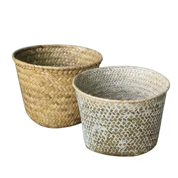 Rattan Grass Storage Basket Handmade Sundries Organizer Plant Box Wicker Baskets Garden Nursery Flower Pots Home Decoration
Rattan Grass Storage Basket Handmade Sundries Organizer Plant Box Wicker Baskets Garden Nursery Flower Pots Home Decoration