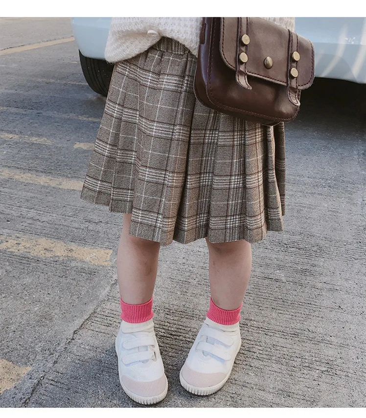 Baby Girls Skirt Kids Plaid Pleated Skirt Kids A Line Students Korean Style Skirt 2019 New Child Clothing Spring Autumn
Baby Girls Skirt Kids Plaid Pleated Skirt Kids A Line Students Korean Style Skirt 2019 New Child Clothing Spring Autumn