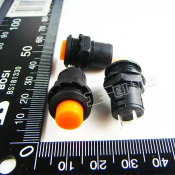 DS-425B Button color Orange 1A/250VAC ON-OFF 2Pin Non Self-locking Push Button Switch (Self reset switch) 20Pcs/lot
DS-425B Button color Orange 1A/250VAC ON-OFF 2Pin Non Self-locking Push Button Switch (Self reset switch) 20Pcs/lot