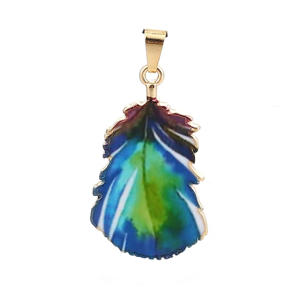 DoreenBeads Zinc Based Alloy Pendants Feather Gold Setting Blue & Green Enamel Jewelry DIY Accessories 38mm x 19mm, 5 PCs
DoreenBeads Zinc Based Alloy Pendants Feather Gold Setting Blue & Green Enamel Jewelry DIY Accessories 38mm x 19mm, 5 PCs
