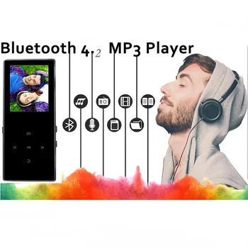 Bluetooth 4.2 Newest Version Touch Key MP3 Muisc Player Built-in NEX Speaker 8GB Lossless Sound HIFI Audio Player with FM Radio
Bluetooth 4.2 Newest Version Touch Key MP3 Muisc Player Built-in NEX Speaker 8GB Lossless Sound HIFI Audio Player with FM Radio