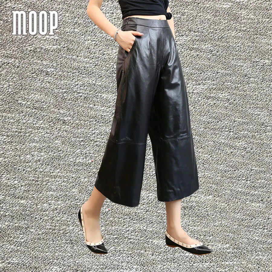 Black genuine leather pants 100% lambskin wide leg pants leather trousers pantalon femme pantalones mujer LT858 FREE SHIPPING
Black genuine leather pants 100% lambskin wide leg pants leather trousers pantalon femme pantalones mujer LT858 FREE SHIPPING
