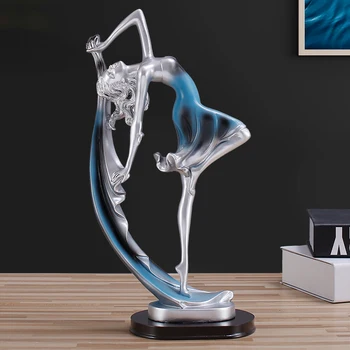 European-style Dancing Girl Home Decorations Creative Ornaments Modern Minimalist Wine Cabinet TV Cabinet Art Small Crafts
European-style Dancing Girl Home Decorations Creative Ornaments Modern Minimalist Wine Cabinet TV Cabinet Art Small Crafts
