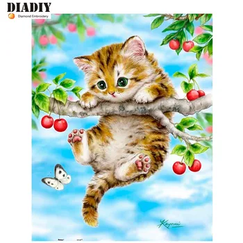 5D DIY diamond Painting Lovely cat 3D Cross Stitch diamond embroidery animal embroidery diamonds wall stickers home decor
5D DIY diamond Painting Lovely cat 3D Cross Stitch diamond embroidery animal embroidery diamonds wall stickers home decor
