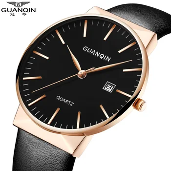 2017 GUANQIN Watch Men Ultra Thin Simple Fashion Casual Quartz Men Watches Leather Strap Men Clock Wristwatch Birthday Gift
2017 GUANQIN Watch Men Ultra Thin Simple Fashion Casual Quartz Men Watches Leather Strap Men Clock Wristwatch Birthday Gift