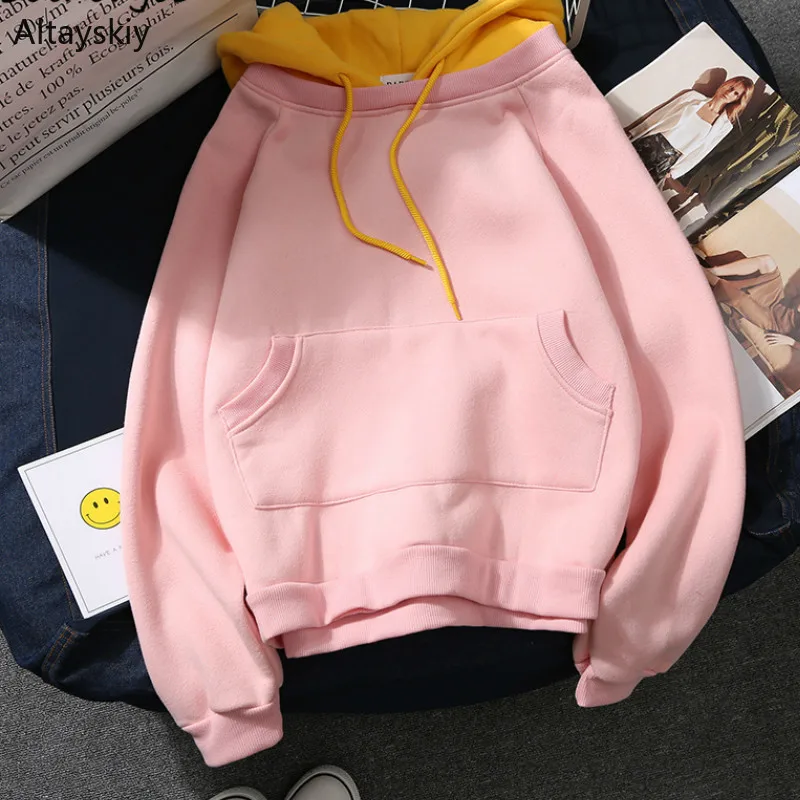 Hoodies Women Hooded All-match Chic Kawaii Korean Style Daily Simple Loose High-quality Sodt Warm 2019 New Letters Womens Girls
Hoodies Women Hooded All-match Chic Kawaii Korean Style Daily Simple Loose High-quality Sodt Warm 2019 New Letters Womens Girls