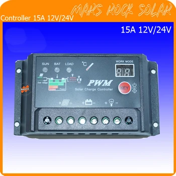 15A 12V/24V Solar Charger Controller with PWM Charge Mode and Temperature Compensation
15A 12V/24V Solar Charger Controller with PWM Charge Mode and Temperature Compensation