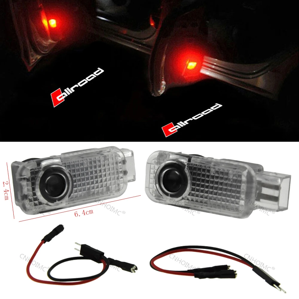2X LED Door Warning Light for Audi Allroad logo projector for audi A1 A3 Audi A4 A6 A5 A7 A8 80 TT Q3 Q5 Q7 C5 C6 B5 B6 B7 R8
2X LED Door Warning Light for Audi Allroad logo projector for audi A1 A3 Audi A4 A6 A5 A7 A8 80 TT Q3 Q5 Q7 C5 C6 B5 B6 B7 R8