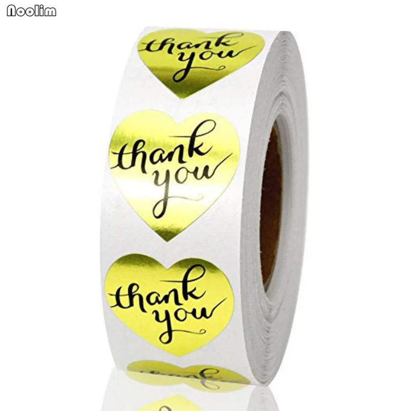500pcs/roll Gold Heart Shaped Thank You Stickers Labels for Wedding Anniversary Birthday DIY Decor Envelope Gift Box Stickers
500pcs/roll Gold Heart Shaped Thank You Stickers Labels for Wedding Anniversary Birthday DIY Decor Envelope Gift Box Stickers