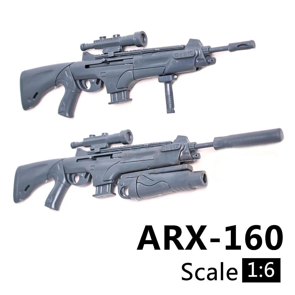 1/6 масштаб ARX160 винтовочный пистолет Модель тактический с пусковым устройством