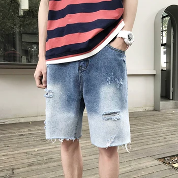 2019 Summer New Korean Version Of The Tide Male College Wind Comfortable High Quality Hole Loose Explosions Casual Jeans
2019 Summer New Korean Version Of The Tide Male College Wind Comfortable High Quality Hole Loose Explosions Casual Jeans