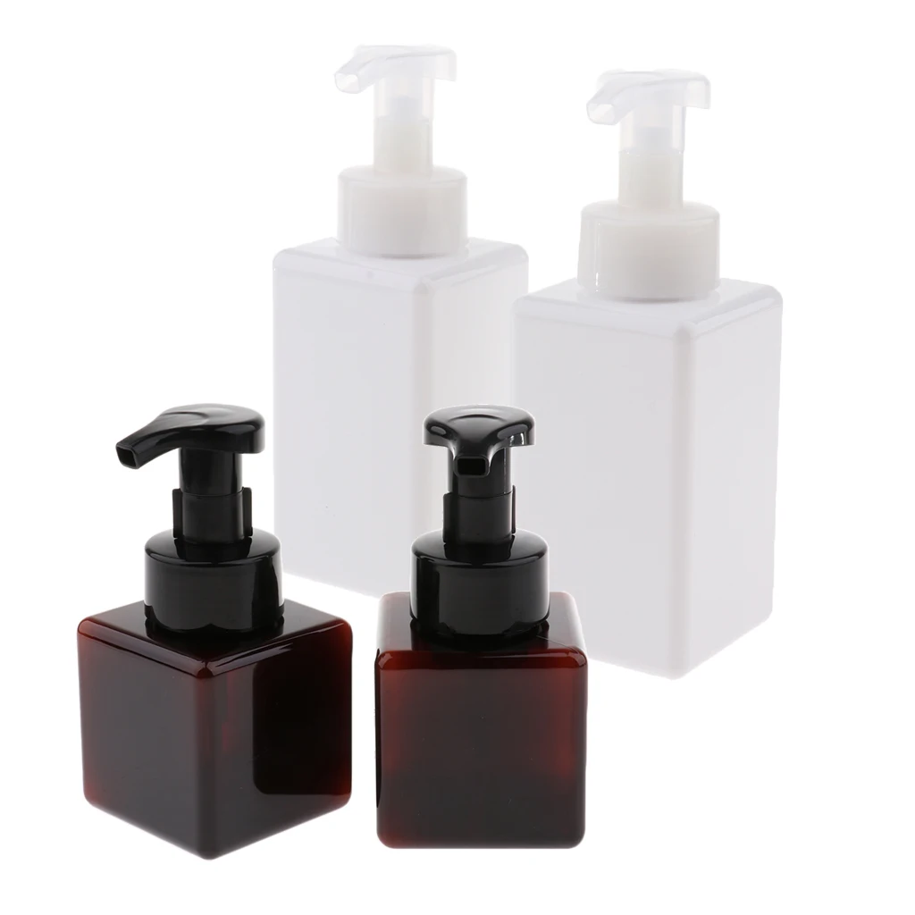 4 Pieces Empty Square Foam Lotion Pump Bottle Dispenser Vials Container Jar - 250+450ML
4 Pieces Empty Square Foam Lotion Pump Bottle Dispenser Vials Container Jar - 250+450ML