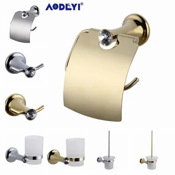 Stainless Steel Bathroom Accessories Paper Holder Robe Hook Tooth Brush Holder Toilet Brush Holder Bath Hardware Sets 18-013
Stainless Steel Bathroom Accessories Paper Holder Robe Hook Tooth Brush Holder Toilet Brush Holder Bath Hardware Sets 18-013