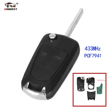 Dandkey Car Remote Key 2 Buttons For Opel/Vauxhall Antara 2011 - 2014 Fob 433MHz Transponder With PFC7941 Chip Car Case
Dandkey Car Remote Key 2 Buttons For Opel/Vauxhall Antara 2011 - 2014 Fob 433MHz Transponder With PFC7941 Chip Car Case