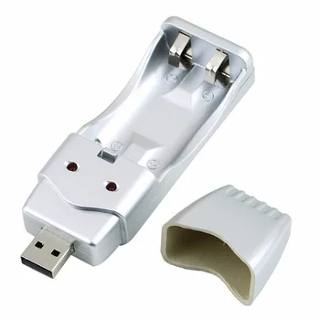 Rechargeable NiMH Battery Charger AA AAA High Capacity USB Charger AAA/AA*2 160mA USB DC 5V Input USB Port/AC Converter Powered
Rechargeable NiMH Battery Charger AA AAA High Capacity USB Charger AAA/AA*2 160mA USB DC 5V Input USB Port/AC Converter Powered