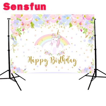 Sensfun Girls Birthday backdrops Baby Shower Flower Unicorn Background Party Photo Studio Vinyl 7x5ft
Sensfun Girls Birthday backdrops Baby Shower Flower Unicorn Background Party Photo Studio Vinyl 7x5ft