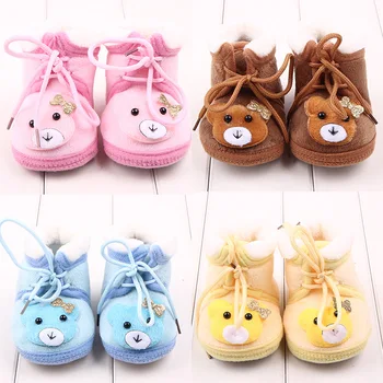 Fashion Winter Baby Snow Boots Bowknot Little Bear Infant Shoes Antiskid Keep Warm Baby Shoes First Walkers Socks 4 colors 0-1M
Fashion Winter Baby Snow Boots Bowknot Little Bear Infant Shoes Antiskid Keep Warm Baby Shoes First Walkers Socks 4 colors 0-1M