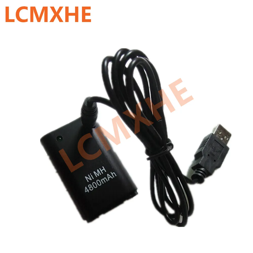 Rechargeable 4800mAh Battery Pack +USB Charger Charging Cable For Xbox 360 Wireless Controller joystick gamepad
Rechargeable 4800mAh Battery Pack +USB Charger Charging Cable For Xbox 360 Wireless Controller joystick gamepad