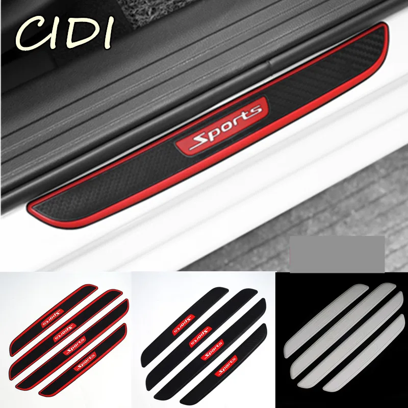 New Sport 4pcs Rubber Car Outside Door Sill Plate Guard Frame Left And Right Trim Automobiles Sticker Car-styling
New Sport 4pcs Rubber Car Outside Door Sill Plate Guard Frame Left And Right Trim Automobiles Sticker Car-styling